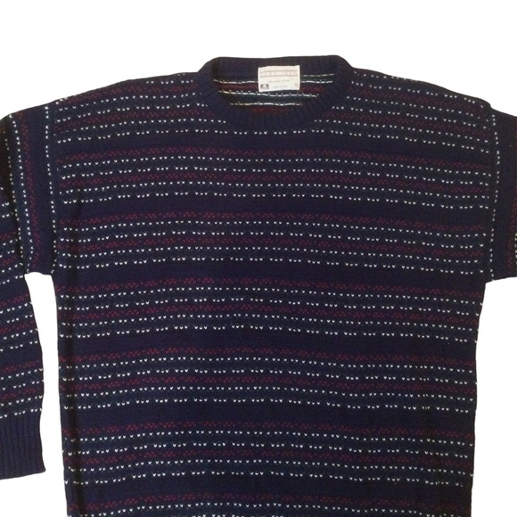 VTG Lord Jeff 100% Cotton Pullover Crewneck Knit Sweater Size Large - Picture 2 of 11